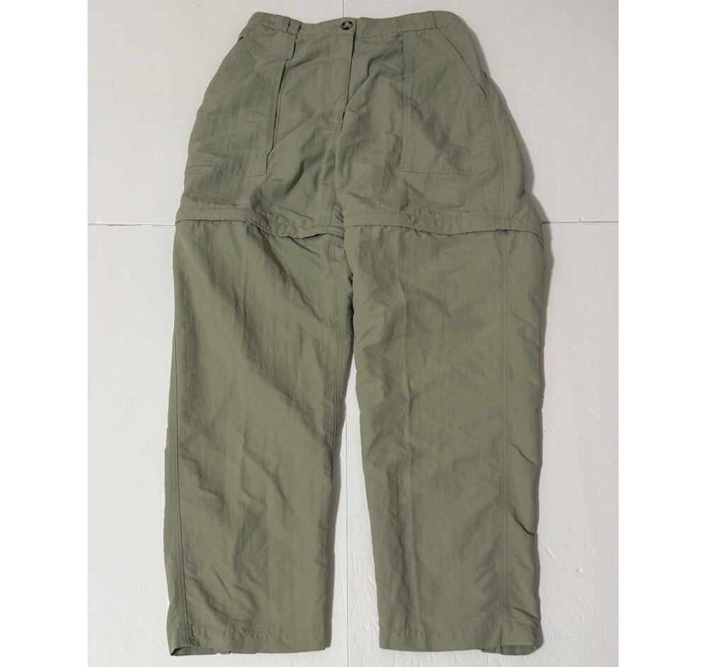The North Face Women's Convertible Hiking Pants, Gray/Green, Size L